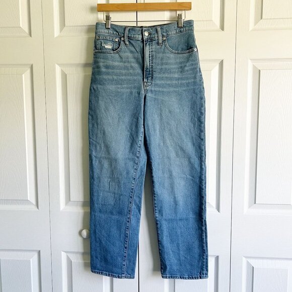 Madewell Denim - Madewell The Perfect Vintage Straight Montville Wash Blue Jeans Women's Size 28